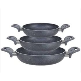 Evinda Çizilmez Granit Omlet Sahan Seti