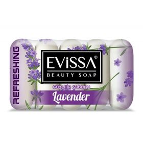 Evissa Güzellik 5 × 55 gr Lavanta El Sabunu