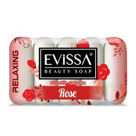 Evissa Güzellik Gül 5 × 55 gr El Sabunu