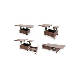 Evistro Akıllı Sihirli Ceviz Laptop Sehpa/ Yemek Masası / Orta Sehpa