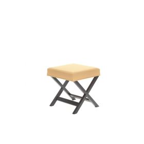 Evka Bench Dark Puf - Beyaz
