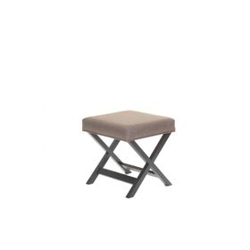 Evka Bench Dark Puf - Beyaz