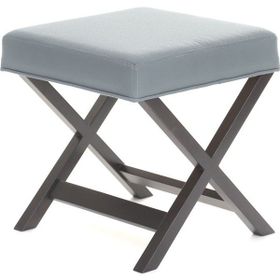 Evka Bench Dark Puf - Beyaz