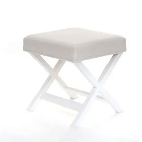 Evka Bench Light Beyaz Puf