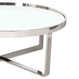 Evka Dream Camlı Metal Orta Sehpa