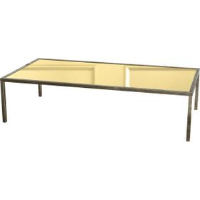 Evka Shiny Eskitme Pirinç Ayak Ayna Tabla Orta Sehpa