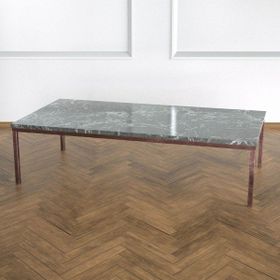 Evka Shiny Eskitme Pirinç Ayak Siyah Mermer Tabla Orta Sehpa
