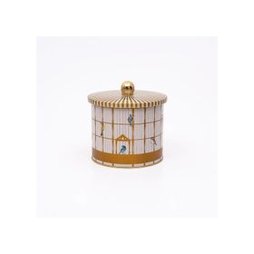 Evle Birdcage 2.1 lt Topuzlu Yuvarlak Saklama Kabı