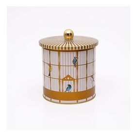 Evle Birdcage 2.4 lt Topuzlu Yuvarlak Saklama Kabı