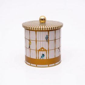 Evle Birdcage 2.4 lt Topuzlu Yuvarlak Saklama Kabı