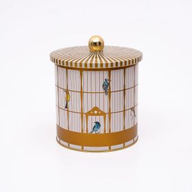 Evle Birdcage 2.4 lt Topuzlu Yuvarlak Saklama Kabı