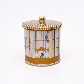 Evle Birdcage 2.4 lt Topuzlu Yuvarlak Saklama Kabı
