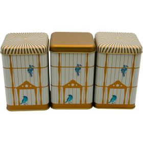 Evle Birdcage 3 Parça Kare Saklama Set