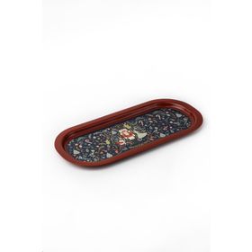 Evle EE168-V1 Tales Nutcracker Desenli 16x35 cm Oval Tepsi