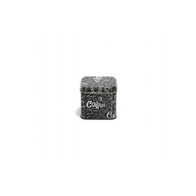 Evle EF014-Q9 Sn_coffe 2 Go Desenli Kare Metal Saklama Kabı