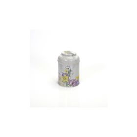 Evle EF080-27 Flower Gray Desenli Baharatlık
