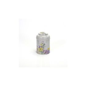 Evle EF080-27 Flower Gray Desenli Baharatlık