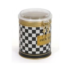 Evle EF082-17 Checkers Black_swt Home Desenli Baharatlık