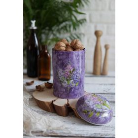 Evle EF115-28 Flower Purple Desenli Baharatlık
