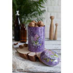 Evle EF115-28 Flower Purple Desenli Baharatlık