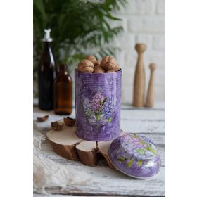 Evle EF115-28 Flower Purple Desenli Baharatlık