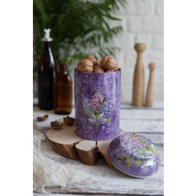Evle EF115-28 Flower Purple Desenli Baharatlık