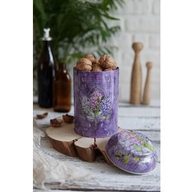 Evle EF115-28 Flower Purple Desenli Baharatlık