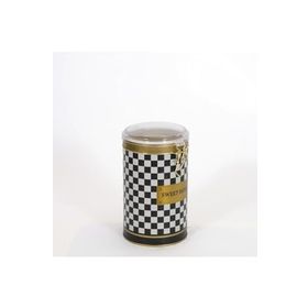 Evle EF117-17 Checkers Black_swt Home Desenli Baharatlık