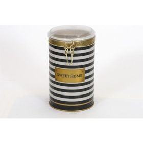 Evle EF122-45 Line Black_swt Home Desenli Baharatlık