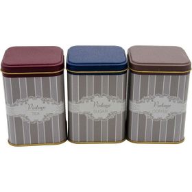 Evle Elegance Kare 3 Parça Saklama Kabı
