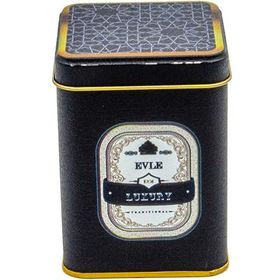 Evle ER008-V2 Trellis Desenli Kare Metal Saklama Kabı