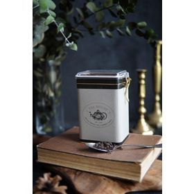 Evle ER043-8F Azura Tea Desenli Dikdörtgen Metal Saklama Kabı