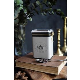 Evle ER043-8F Azura Tea Desenli Dikdörtgen Metal Saklama Kabı