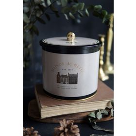 Evle ER146-7F Azura Coffee Desenli Yuvarlak Metal Saklama Kabı