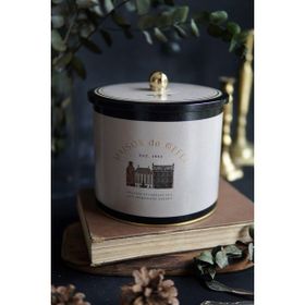 Evle ER146-7F Azura Coffee Desenli Yuvarlak Metal Saklama Kabı