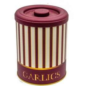 Evle ER188-7C Circus Garlics Desenli Yuvarlak Metal Saklama Kabı