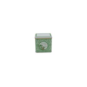 Evle ER205-8I Forrest Green Home Desenli Kare Metal Saklama Kabı