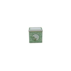 Evle ER205-8I Forrest Green Home Desenli Kare Metal Saklama Kabı