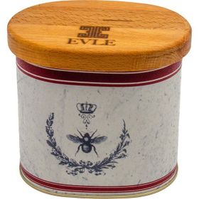 Evle ER213-5O Country Housefly Desenli Oval Metal Saklama Kabı