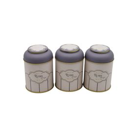 Evle ERB05U6 Silindir Metal Saklama Kabı Seti