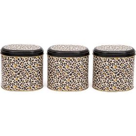 Evle ERB07V4 Oval Metal Saklama Kabı Seti