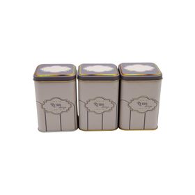 Evle ERB25U6 Kare Metal Saklama Kabı Seti