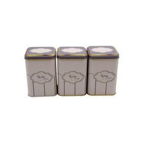 Evle ERB25U6 Kare Metal Saklama Kabı Seti