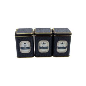 Evle ERB25V2 Kare Metal Saklama Kabı Seti