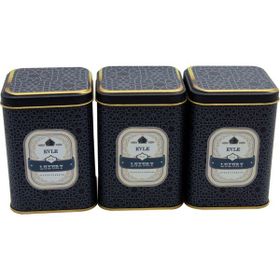 Evle ERB25V2 Kare Metal Saklama Kabı Seti