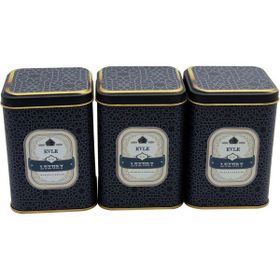 Evle ERB25V2 Kare Metal Saklama Kabı Seti