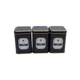 Evle ERB25V2 Kare Metal Saklama Kabı Seti