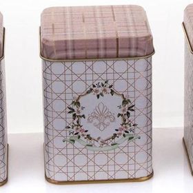 Evle Rossy Mini 3 Parça Kare Saklama Set
