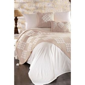 Evlen Home Collection Firuze Kordonlu Boncuklu Krem 40x220 cm Runner