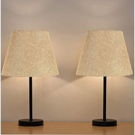EVLight Black 2'li Metal Masa Lambası Kum Beji Abajur